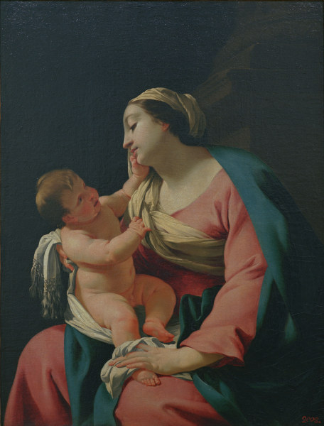 S.Vouet, Madonna mit dem Kind von Simon Vouet
