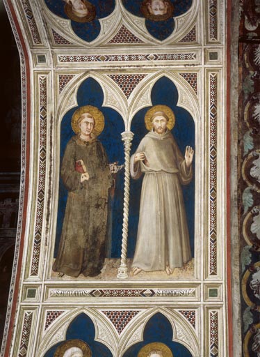 Die Heiligen Antonius und Franziskus von Simone Martini