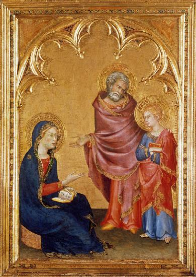 Simone Martini,  12jähiger Jesus im Temp