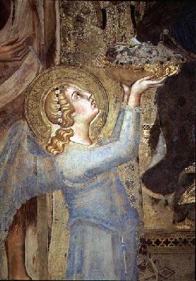 Maesta: Angel Offering Flowers to the Virgin 1315