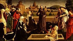 Die Auferweckung des Lazarus. von Sint Jans,Geertgen tot (Werkstatt)