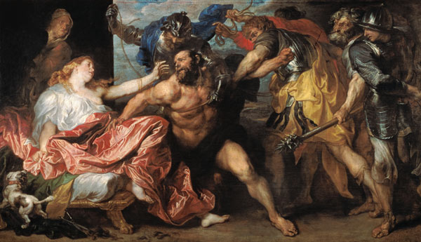 The Arrest of Samson von Sir Anthonis van Dyck