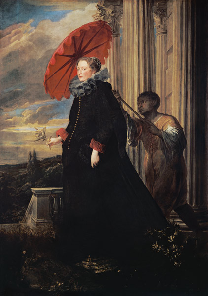 Marchesa Elena Grimaldi, Gattin des Marchese Nicola Cattaneo von Sir Anthonis van Dyck