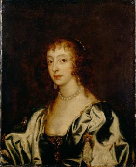 Porträt der Königin Henrietta Maria von Frankreich (1609-1669) 1666