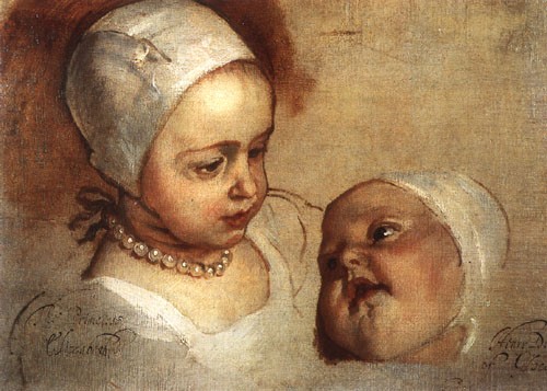 Prinzessin Elisabeth und Prinzessin Anne von Sir Anthonis van Dyck