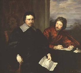 Portrait of Thomas Wentworth, Earl of Strafford (1593-1641) and his Secretary c.1634