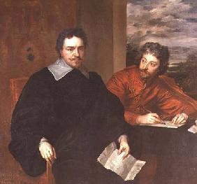 Thomas Wentworth, Earl of Strafford (1593-1641) and his Secretary, Sir Philip Mainwaring (1589-1661) 1640