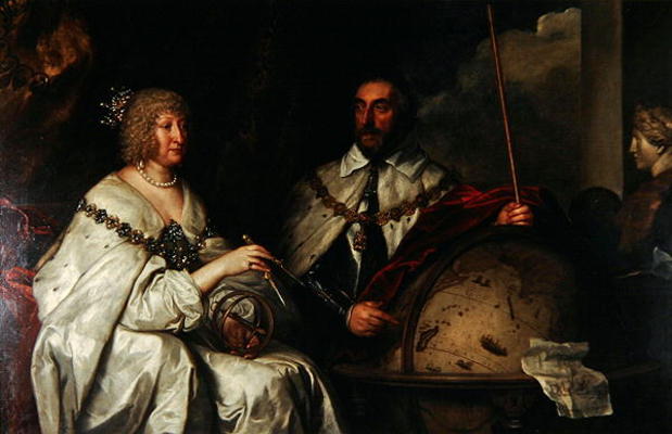 The Madagascar portrait of Thomas Howard and his wife Aletheia Talbot, 1635 (oil on canvas) von Sir Anthony van Dyck