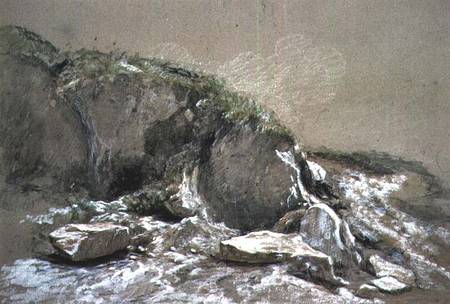 Rocks and Sea, Isle of Wight von Sir Augustus Wall Callcott