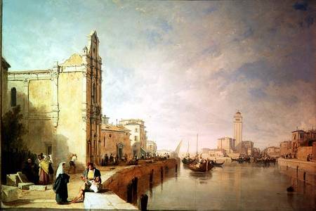 A View of Murano von Sir Augustus Wall Callcott