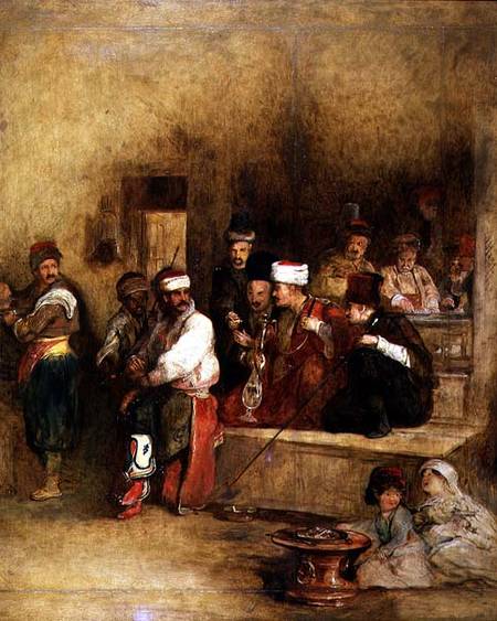 A Tartar Messenger Narrating the News of the Victory of St. Jean D'Acre von Sir David Wilkie