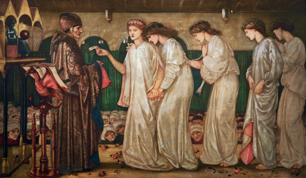 Prinzessin Sabra zieht das Los von Sir Edward Burne-Jones