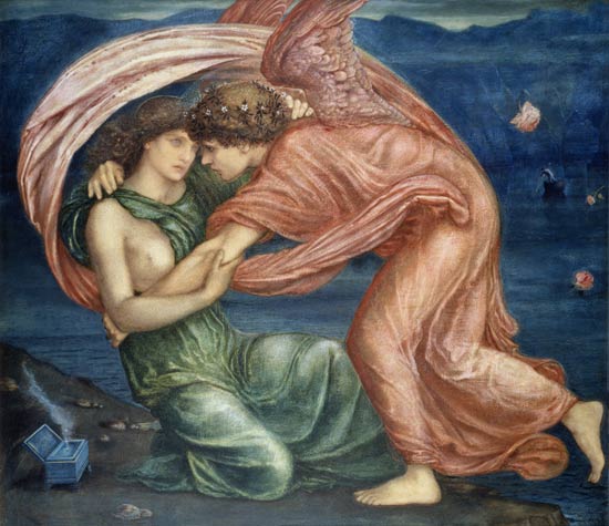 Cupid Delivering Psyche von Sir Edward Burne-Jones