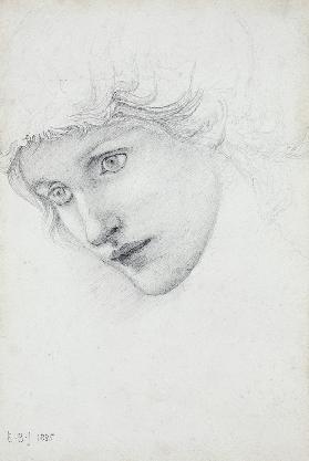 Study for the Head of a Mermaid 1885 cil o