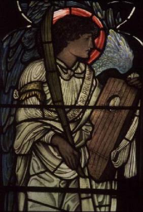Angel with a Lyre, from the St. Cecilia Window, Christ Church, Oxford 1875