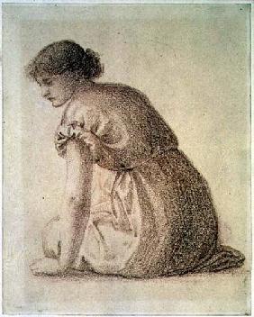 A Seated Figure of a Woman