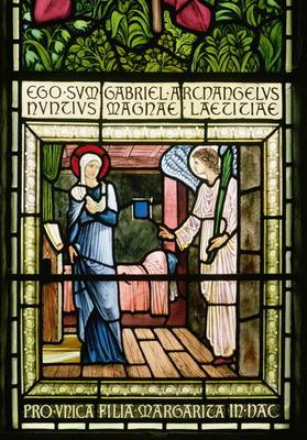 The Annunciation (stained glass) 19th
