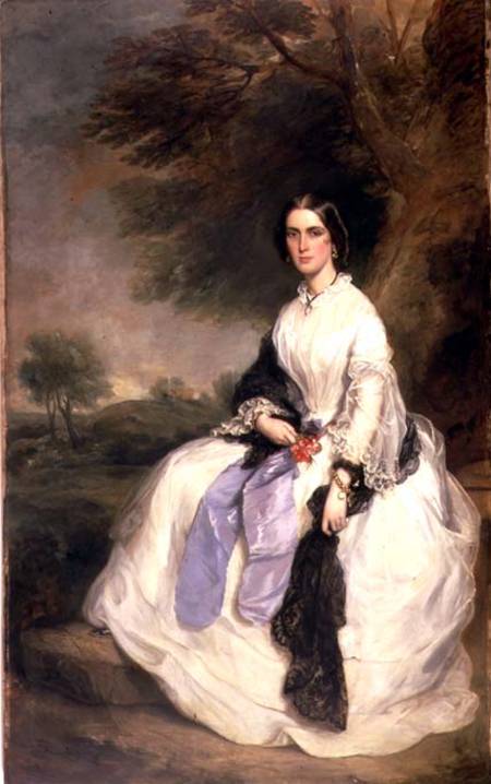 Portrait of Mrs John Hick von Sir Francis Grant