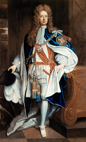 The Duke of Marlborough in Garter Robes von Sir Godfrey Kneller