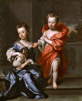 Two Children, perhaps of the Howard Family 1694