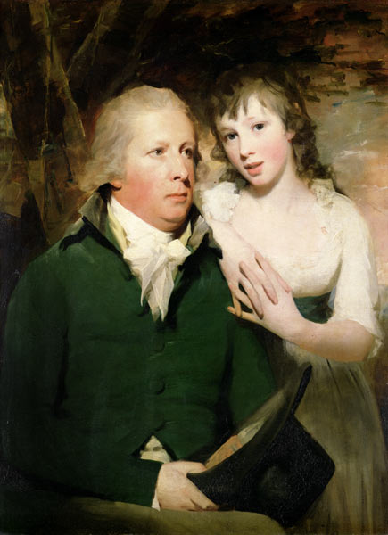Sir Alexander Don with his daughter Elizabeth von Sir Henry Raeburn