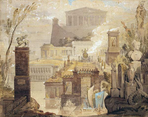 A Recreation of the Architecture of Ancient Athens von Sir James Pennathorne