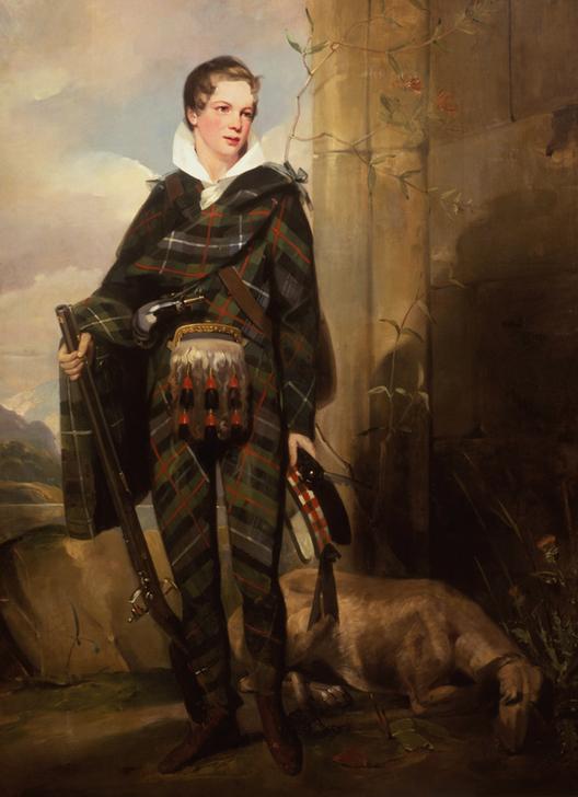 Portrait of a young boy, undatiert. von Sir John Watson Gordon