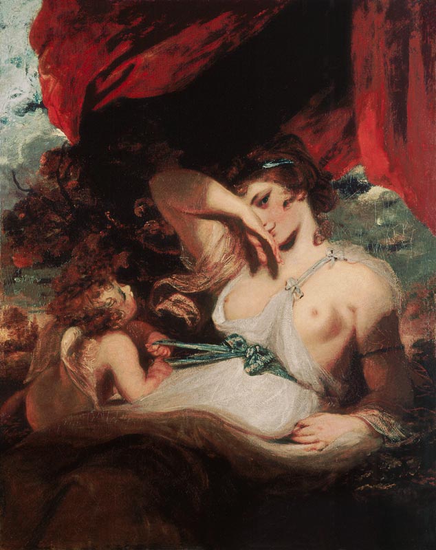 Cupid Unfastening the Girdle of Venus von Sir Joshua Reynolds