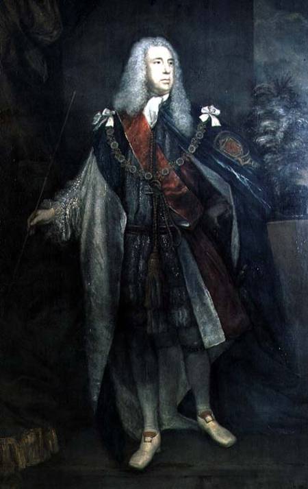 Portrait of Charles Fitzroy, 2nd Duke of Grafton von Sir Joshua Reynolds