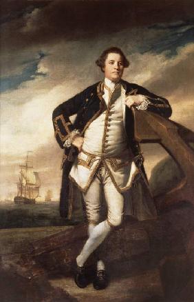 Capt. Philemon Pownall in naval uniform 1762-65