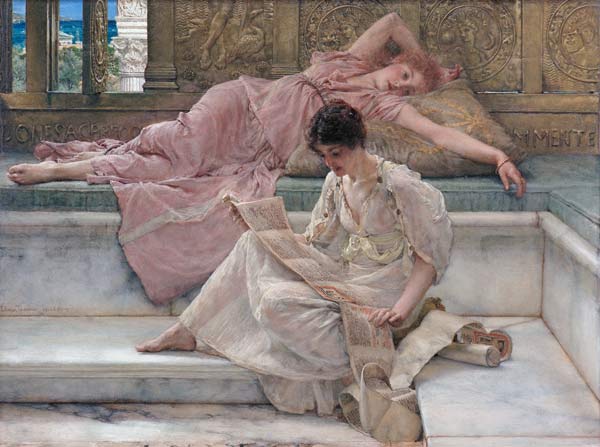Der Lieblingsdichter von Sir Lawrence Alma-Tadema