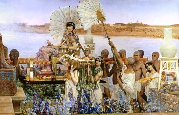 Die Auffindung Moses von Sir Lawrence Alma-Tadema