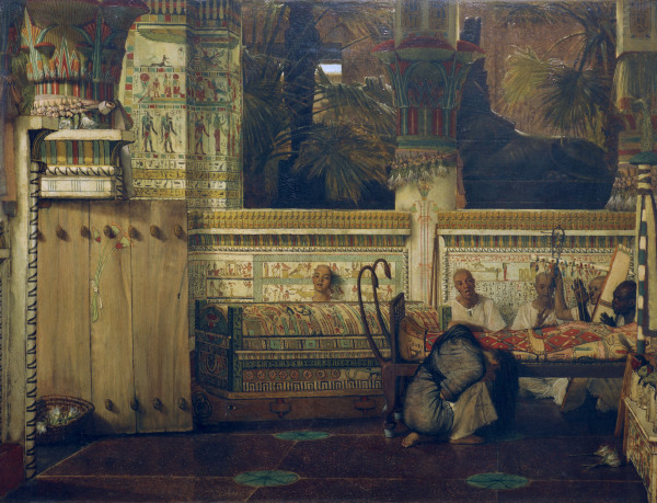 Ägyptische Witwe von Sir Lawrence Alma-Tadema