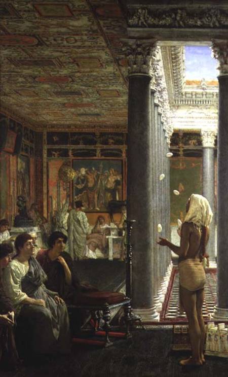 Egyptian Juggler von Sir Lawrence Alma-Tadema