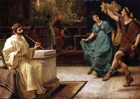 A Roman Dance von Sir Lawrence Alma-Tadema