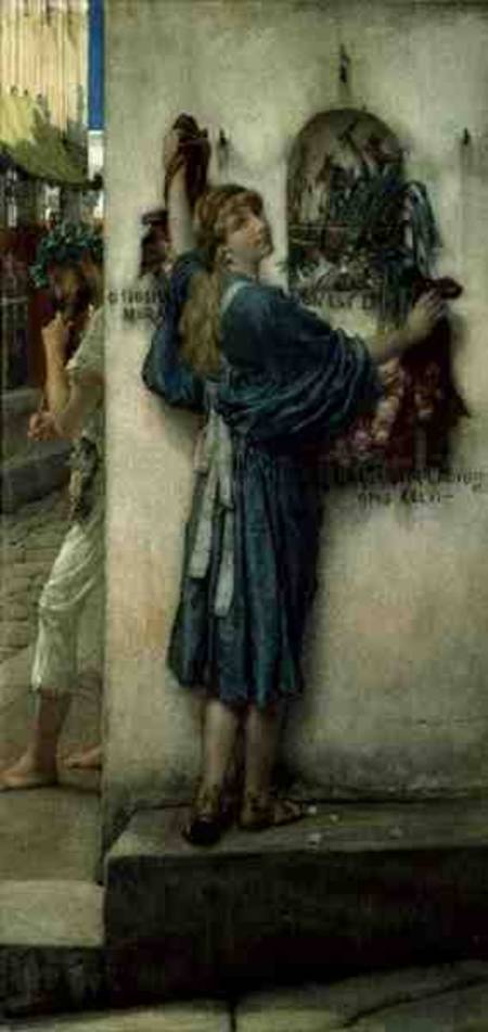 The Street Altar von Sir Lawrence Alma-Tadema