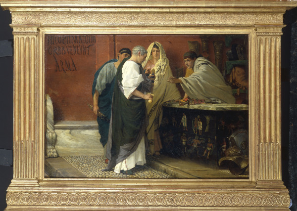 Waffenhändler von Sir Lawrence Alma-Tadema