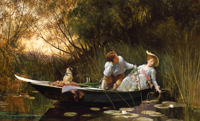 Simpletons, the Sweet River von Sir Samuel Luke Fildes