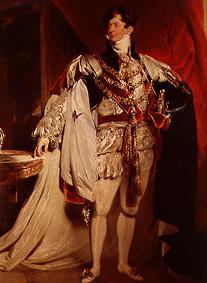Georg IV. von England (Ausschnitt) von Sir Thomas Lawrence