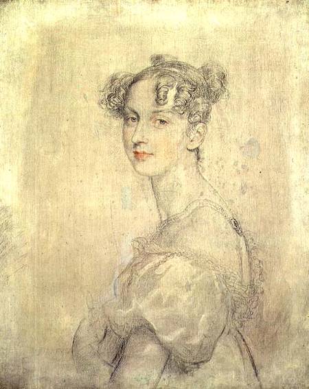 Portrait of Princess Darya Lieven (1785-1857), 1820-23 (pencil, red and white von Sir Thomas Lawrence