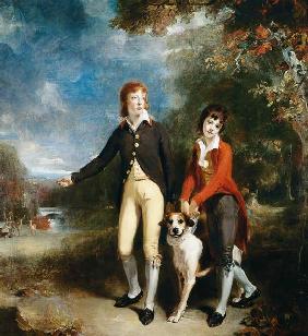 Portrait of Charles Chetwynd-Talbot, Viscount Ingestre and His Brother