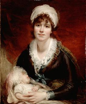 Lady Beechey and her Baby 1800