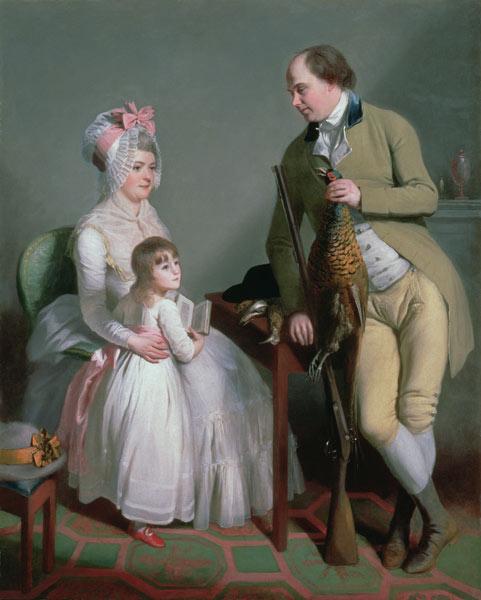 Mr and Mrs Custance of Norwich and their Daughter Frances c.1786