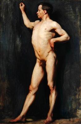 Male Figure Standing, 1899 (oil on canvas) 14th