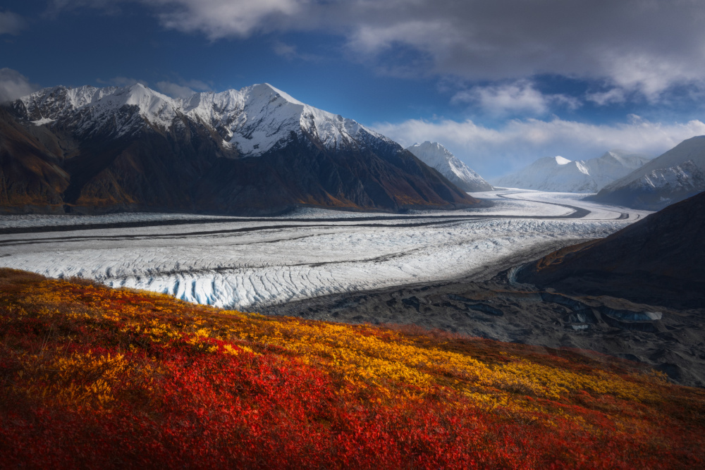 Ein Alaska-Gletscher im Herbst von Siyu and Wei Photography