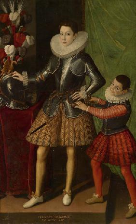 Giuliano Cesarini der Jüngere (1466-1510), im Alter von 14 Jahre