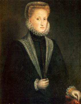 Porträt Anna von Österreich (1549–1580), Königin von Spanien 1573