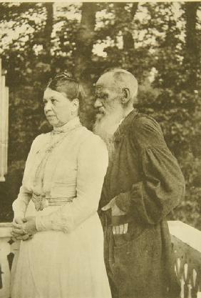 Lew Tolstoi und Sofia Andrejewna