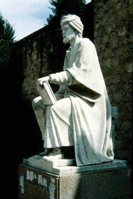 Statue of Moses Maimonides (1135-1204) von Spanish School