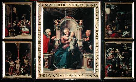 Triptych from the Capilla de las Reliquias von Spanish School
